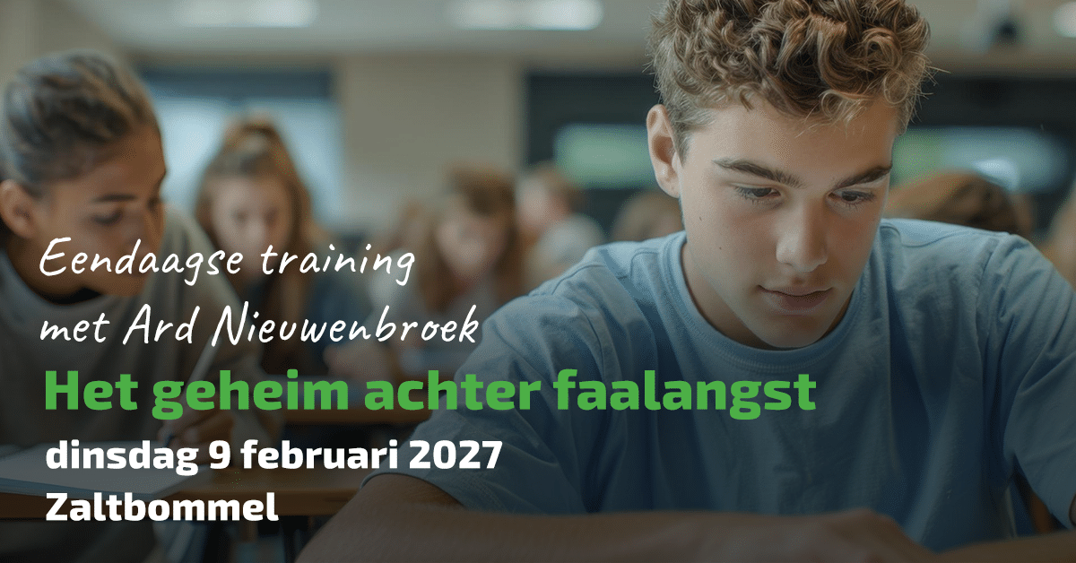 Eendaagse training 'Het geheim achter faalangst'